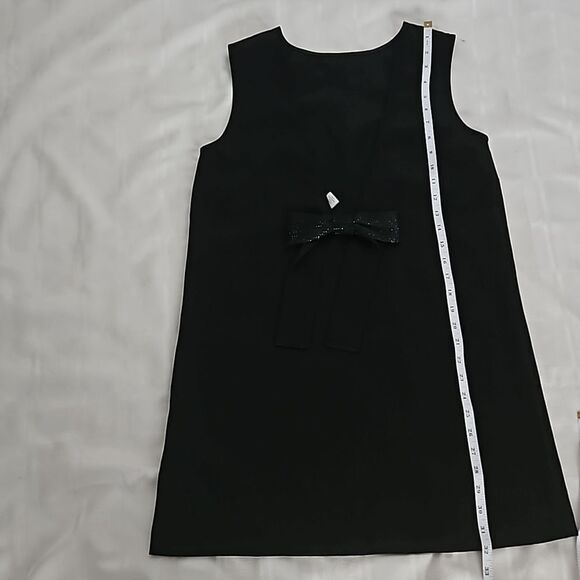 H&M Bow-Front Sleeveless Mini Dress Black Small - Picture 9 of 16